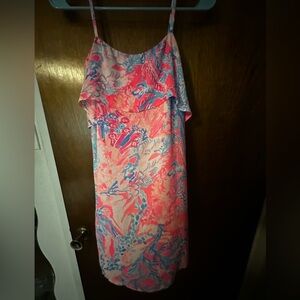 Lilly Pulitzer, pink and blue dress, size XXs